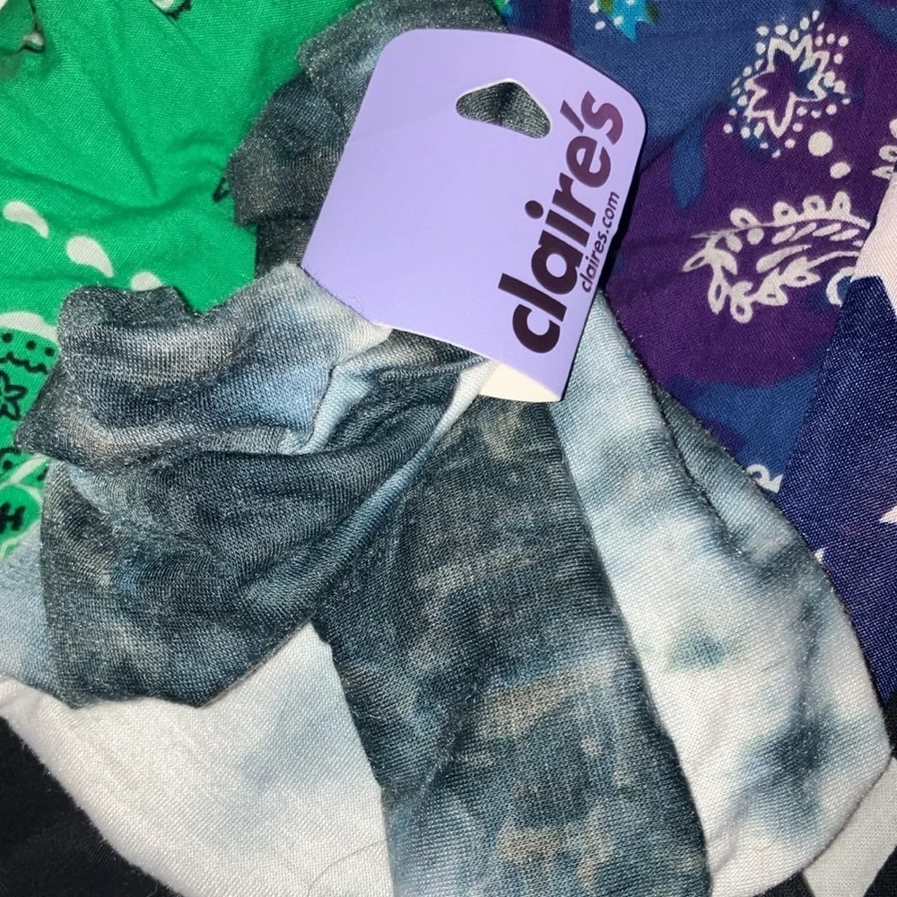 Wonder Nation Gray Toddler Girls' Tights/bandanas/headband bundle